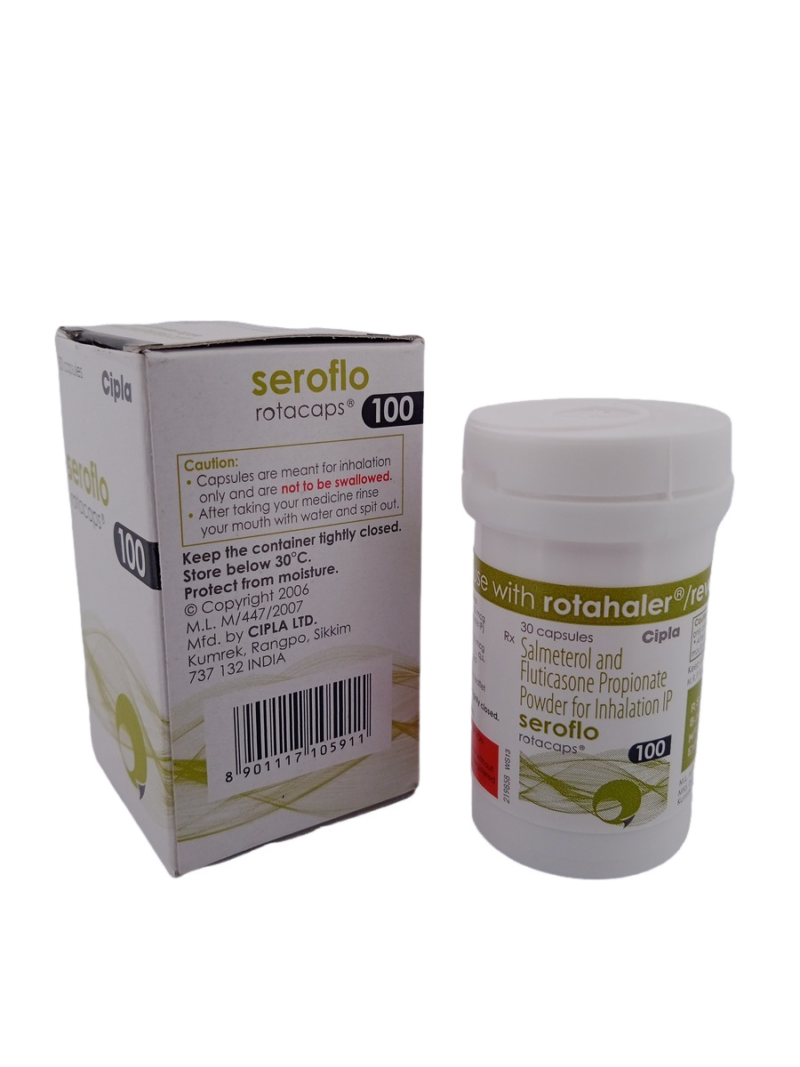 SEROFLO ROTACAPS 100 - 1 BOTTLE OF 30 - Image 3