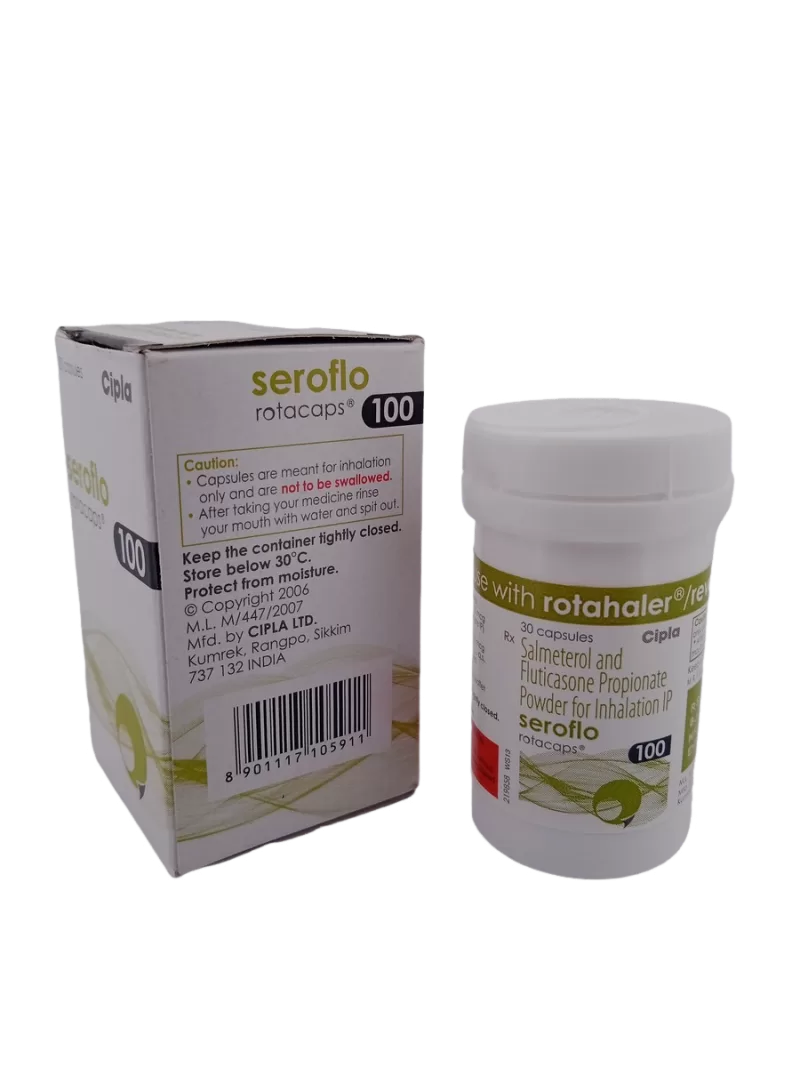 SEROFLO ROTACAPS 100 - 1 BOTTLE OF 30 - Image 3