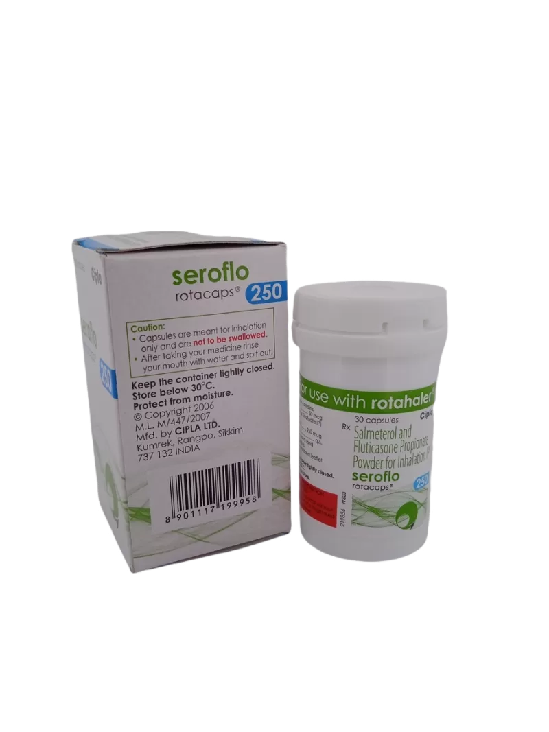 SEROFLO ROTACAPS 250 - 1 BOTTLE OF 30 - Image 3
