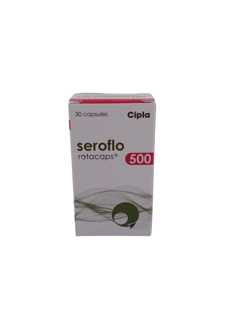 SEROFLO ROTACAPS 500 - 1 BOTTLE OF 30