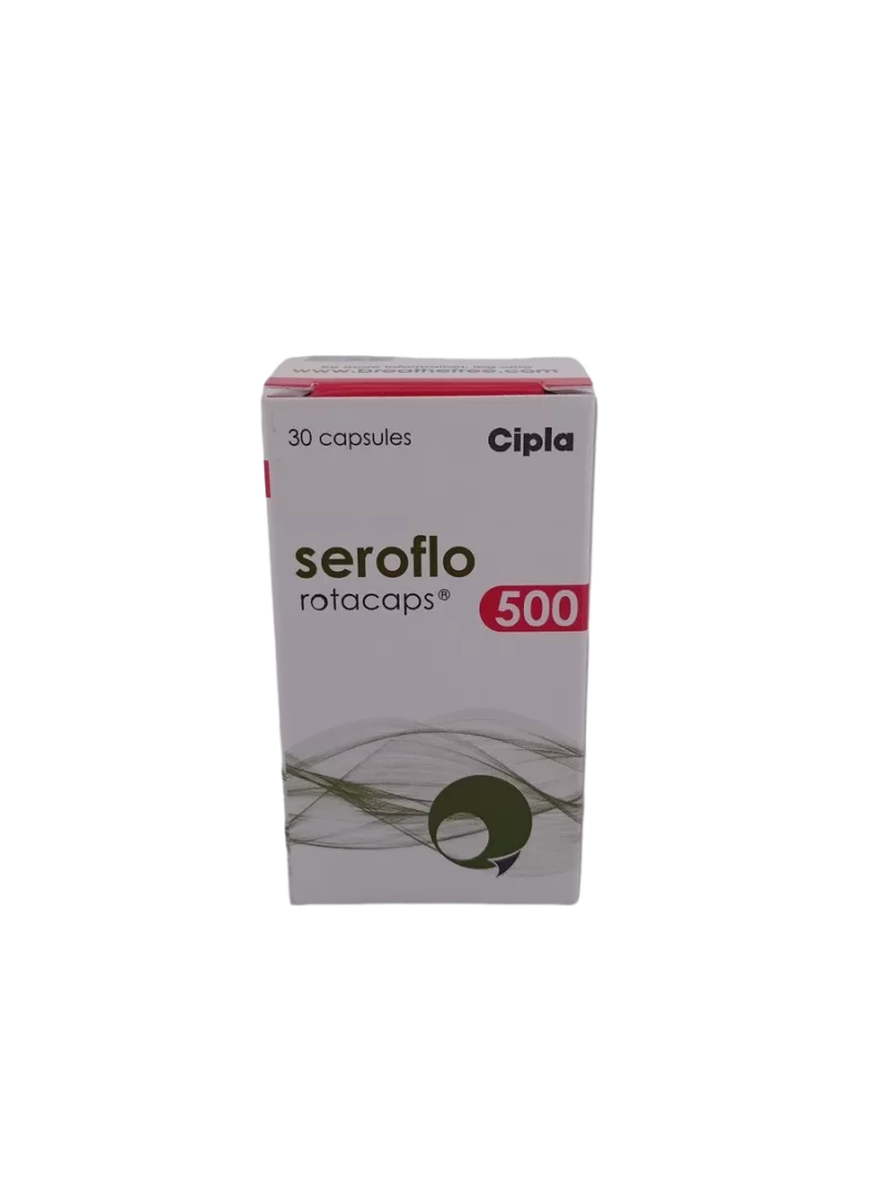 SEROFLO ROTACAPS 500 - 1 BOTTLE OF 30