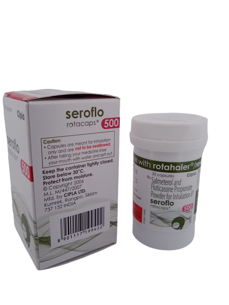 SEROFLO ROTACAPS 500 - 1 BOTTLE OF 30 - Image 3