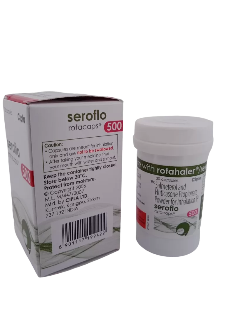 SEROFLO ROTACAPS 500 - 1 BOTTLE OF 30 - Image 3