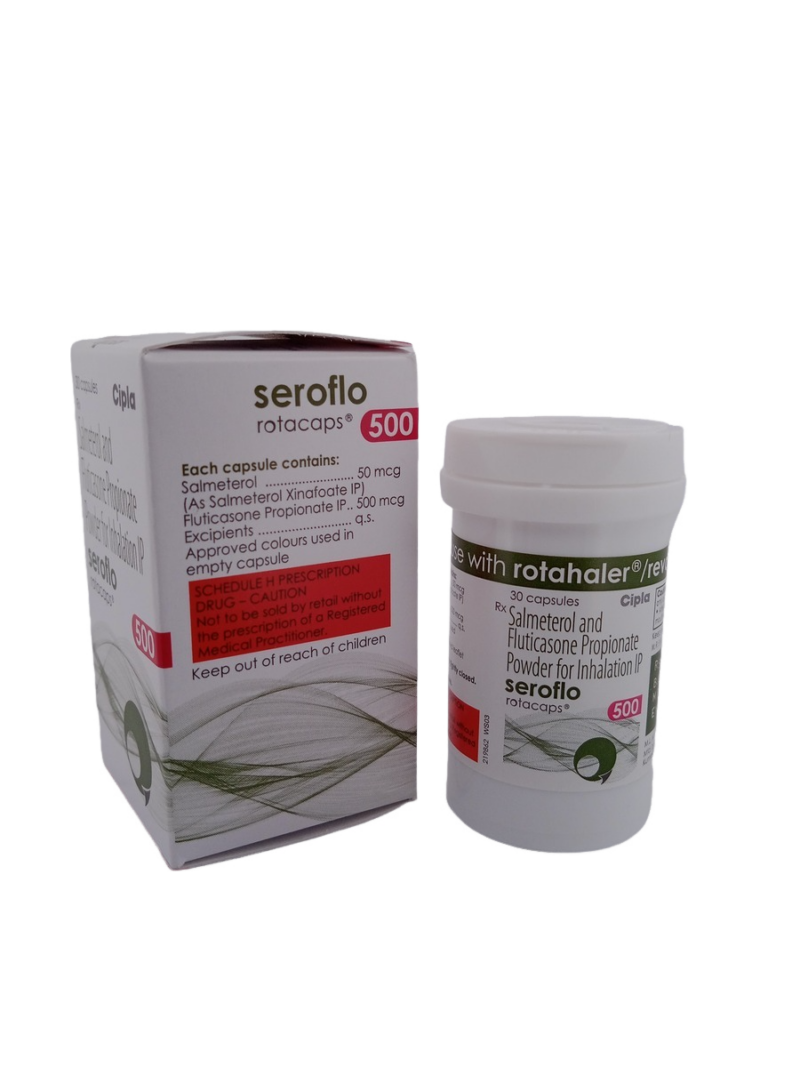 SEROFLO ROTACAPS 500 - 1 BOTTLE OF 30 - Image 4