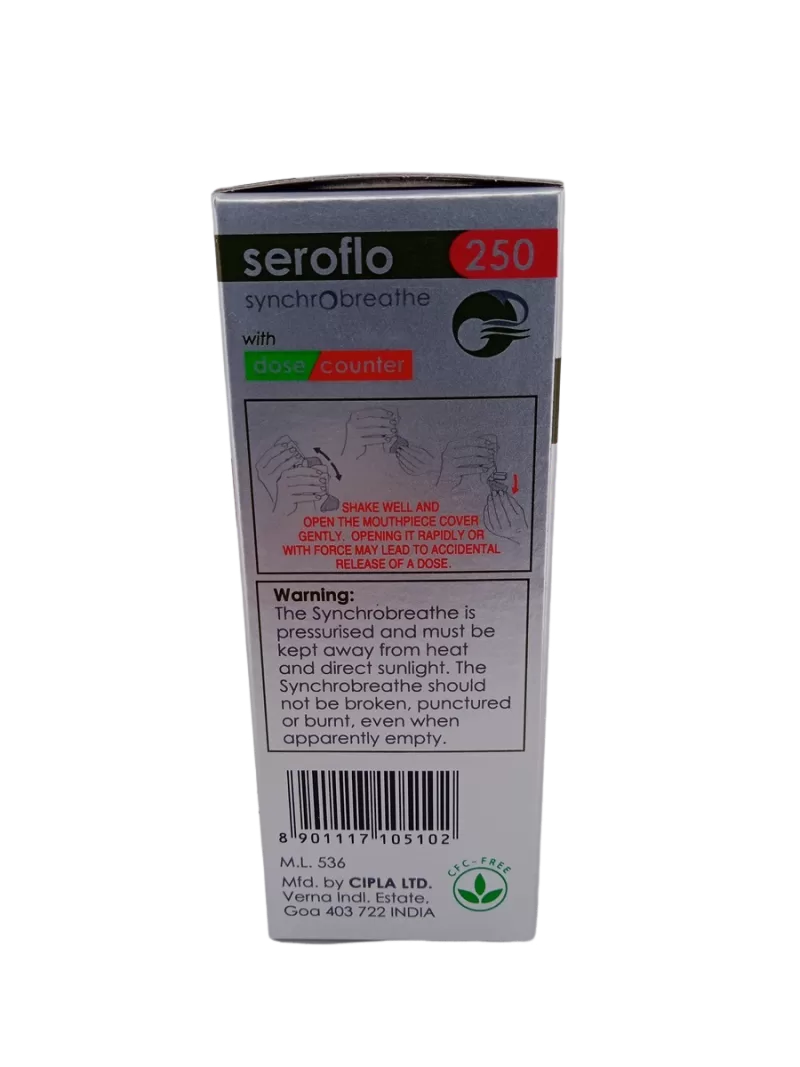 SEROFLO 250 SYNCHROBREATHE - 1 INHALER - Image 2