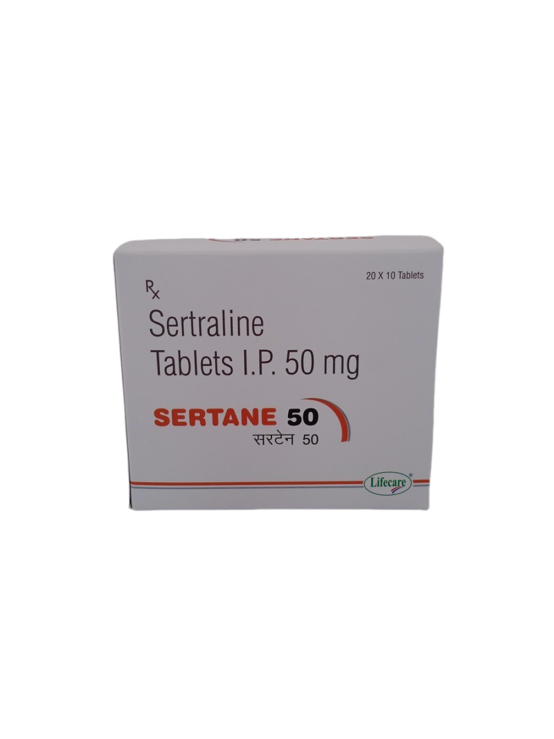 SERTANE 50 MG - 10 TABLETS
