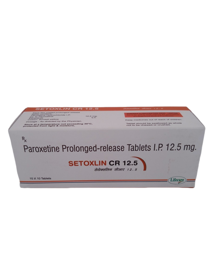 SETOXLIN CR 12.5 MG - 10 TABLETS