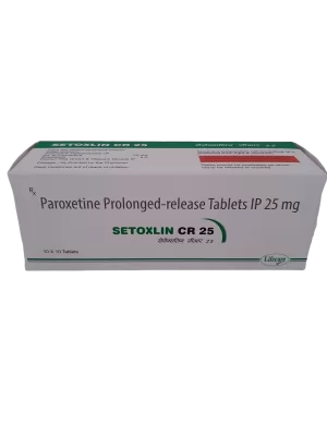 SETOXLIN CR 25 MG - 10 TABLETS