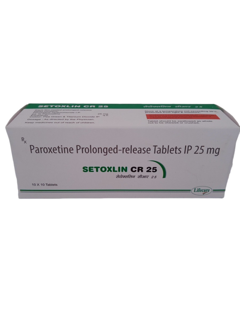 SETOXLIN CR 25 MG - 10 TABLETS