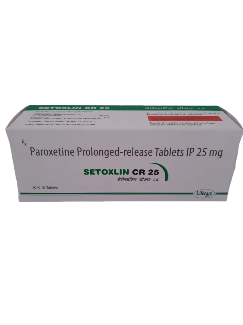 SETOXLIN CR 25 MG - 10 TABLETS