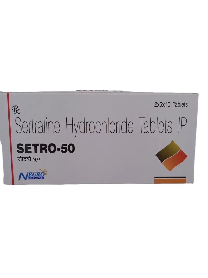 SETRO 50 MG - 10 TABLETS