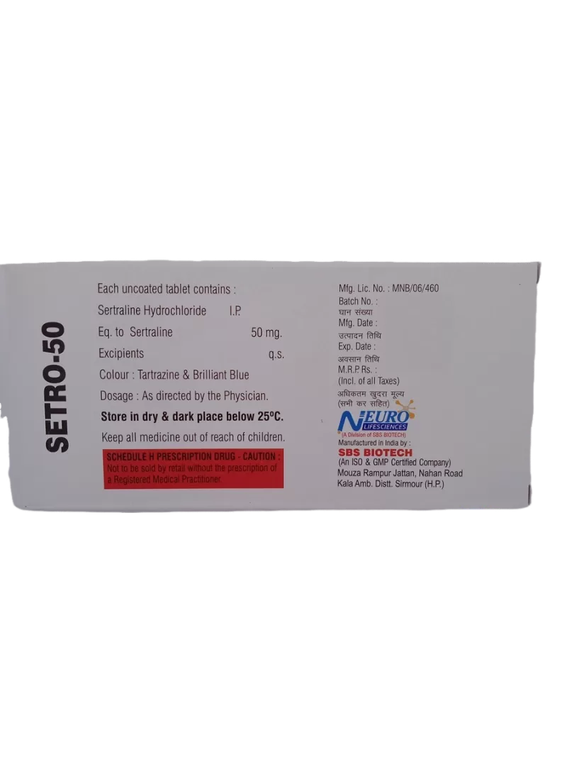 SETRO 50 MG - 10 TABLETS - Image 4