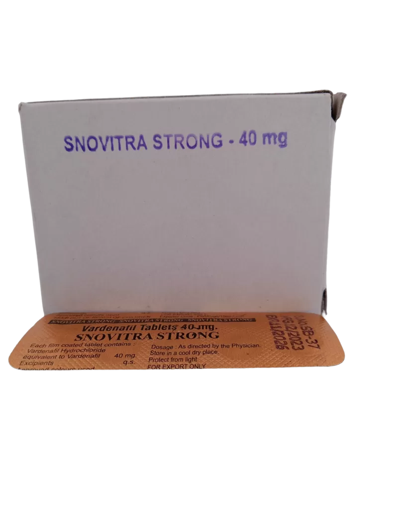 SNOVITRA STRONG 40 MG - 10 TABLETS - Image 3