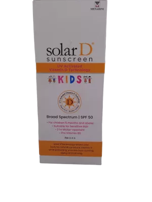 SOLAR D KIDS SUNSCREEN - 1 TUBE OF 50ML