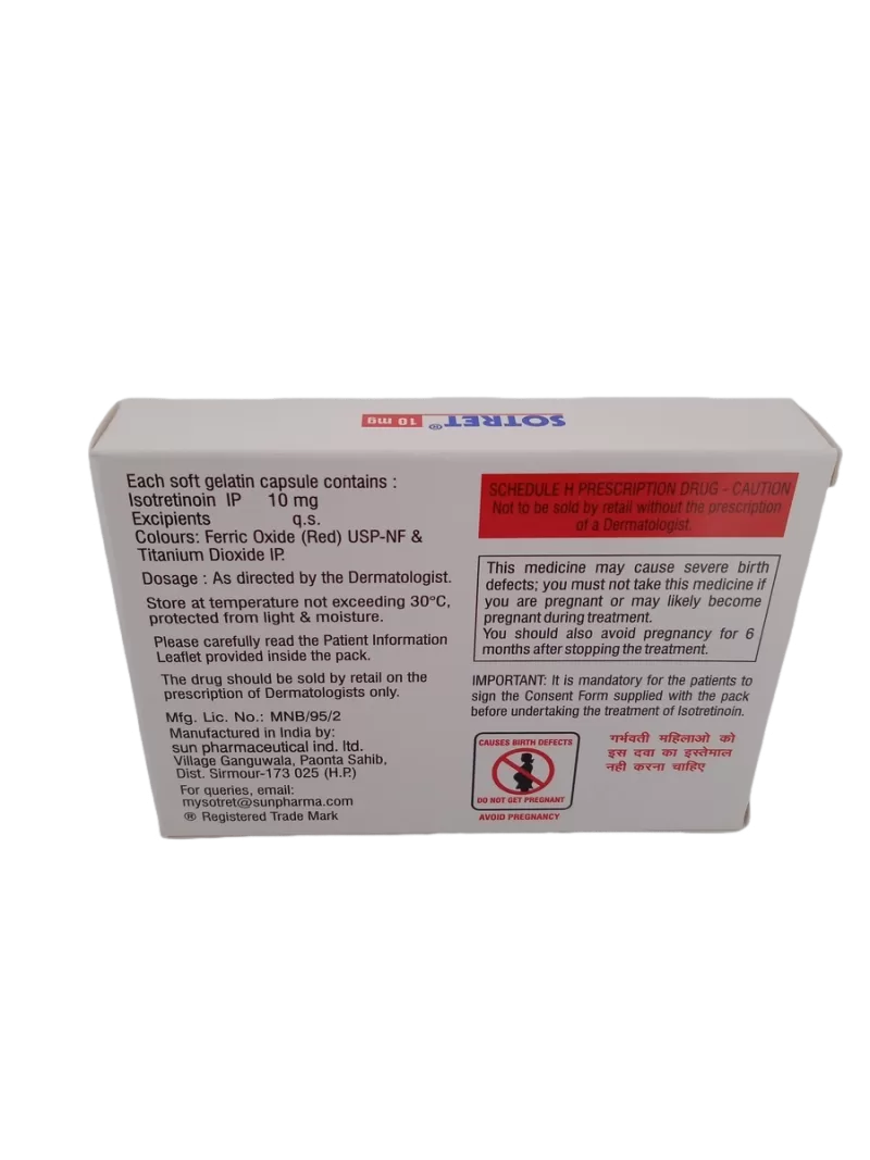 SOTRET 10 MG - 10 CAPSULE - Image 4