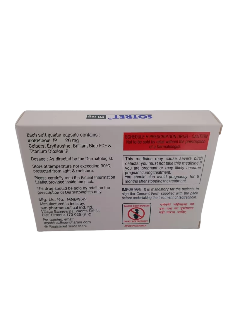 SOTRET 20 MG - 10 CAPSULE - Image 4