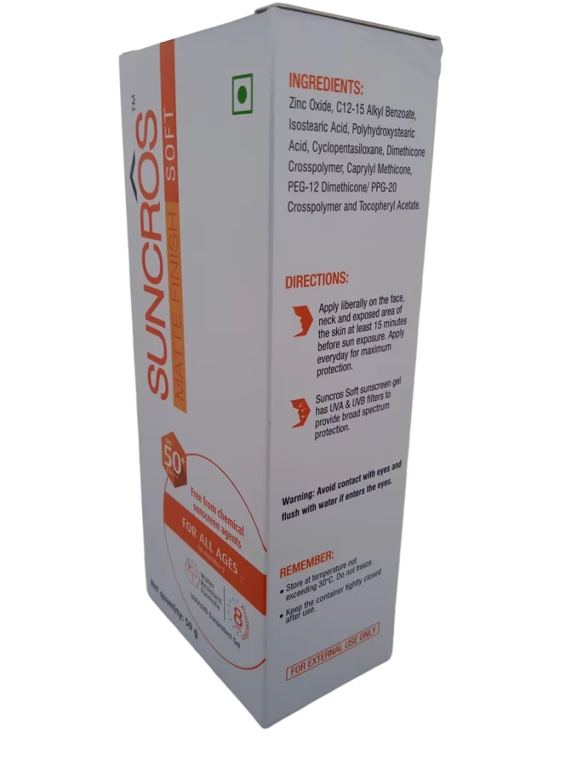 SUNCROS MATTE FINISH SOFT - 1 TUBE OF 50g - Image 2