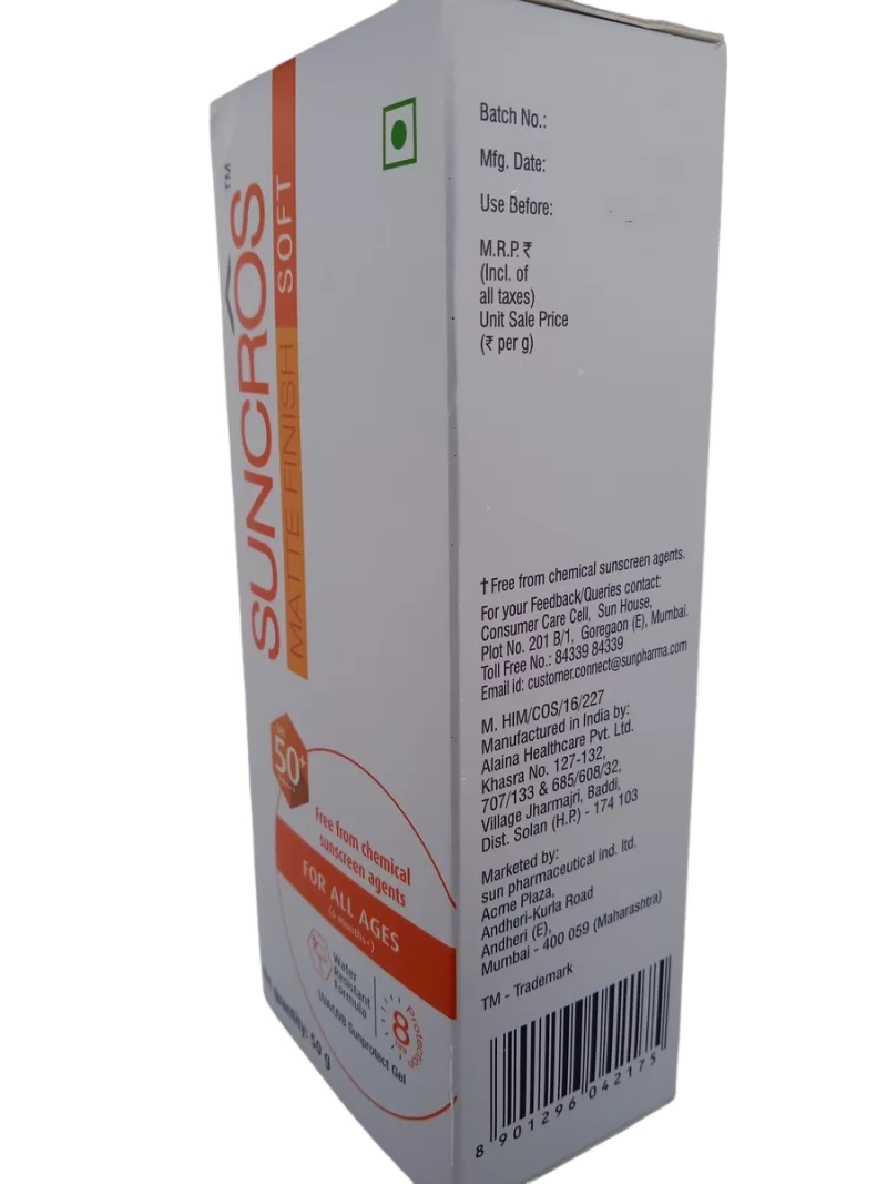 SUNCROS MATTE FINISH SOFT - 1 TUBE OF 50g - Image 4