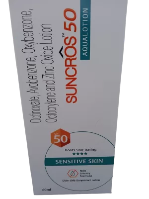 SUNCROS 50 AQUALOTION - 1 BOTTLE OF 60ML