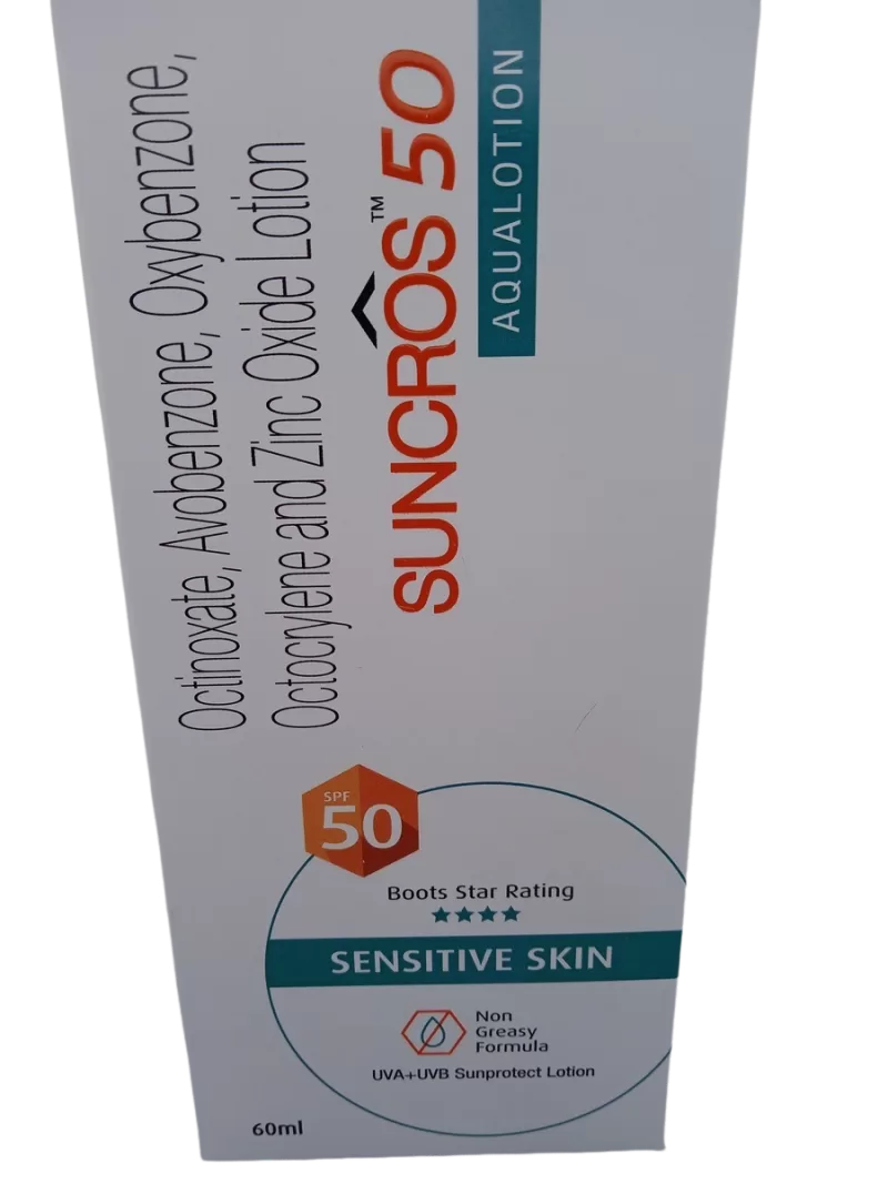 SUNCROS 50 AQUALOTION - 1 BOTTLE OF 60ML