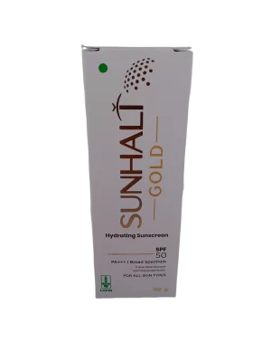 SUNHALT GOLD HYDRATING SUNSCREEN - 1 TUBE OF 60g