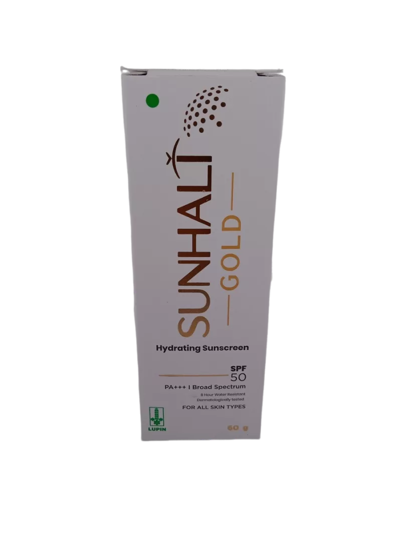 SUNHALT GOLD HYDRATING SUNSCREEN - 1 TUBE OF 60g
