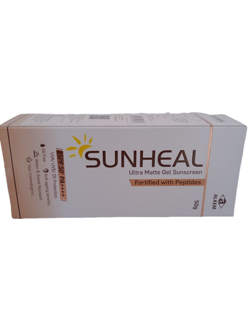 SUNHEAL ULTRA MATTE GEL SUNSCREEN - 1 TUBE OF 50g