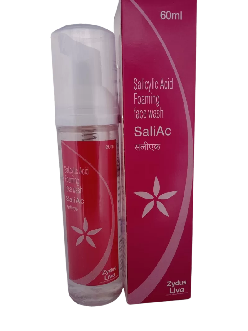 SALIAC (FOAMING FACE WASH) - 1 BOTTLE OF 60ML - Image 2