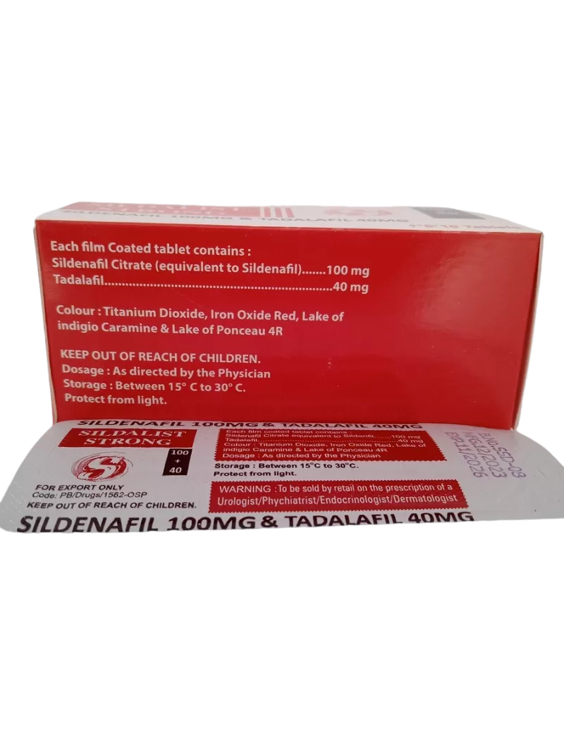 SILDALIST STRONG - 6 TABLETS - Image 4