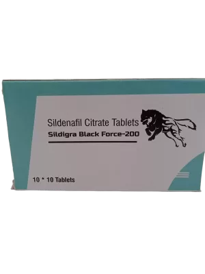 SILDIGRA BLACK FORCE 200 MG - 10 TABLETS