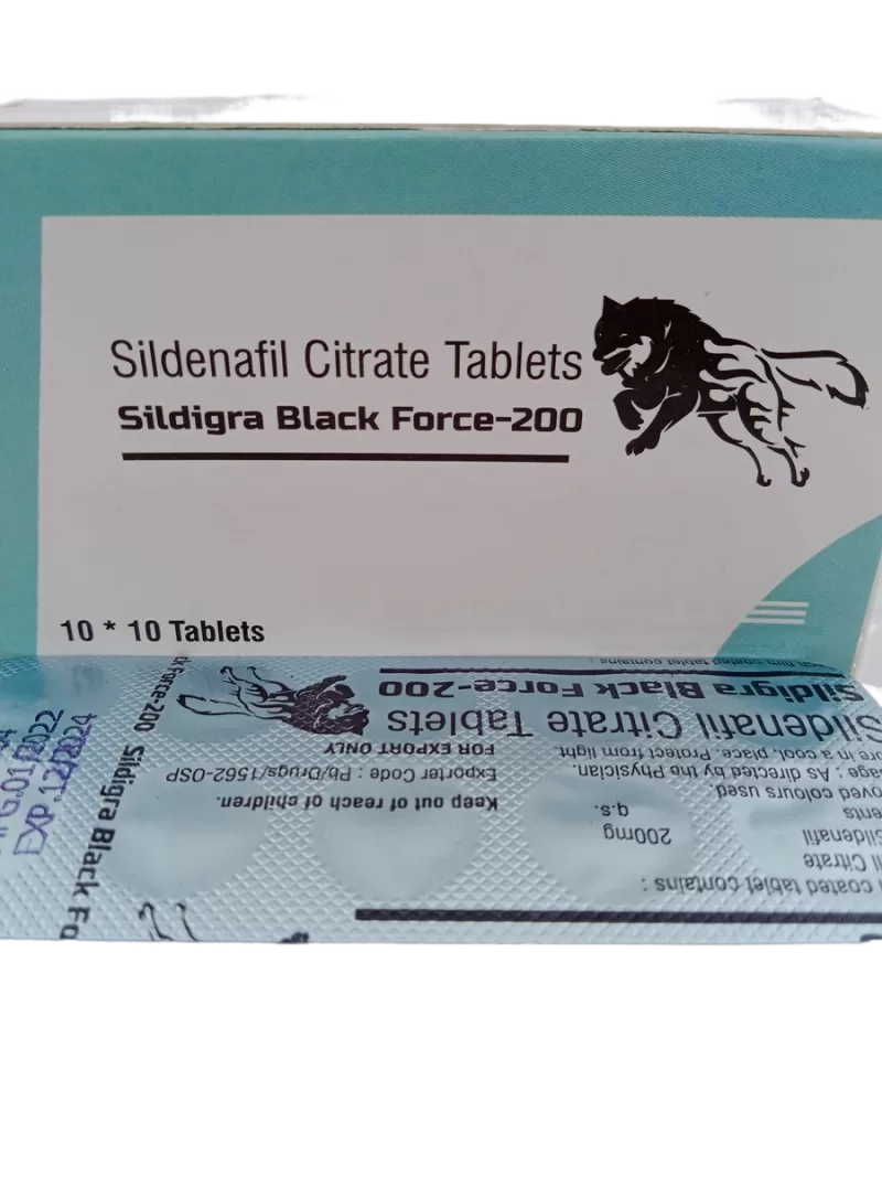 SILDIGRA BLACK FORCE 200 MG - 10 TABLETS - Image 3