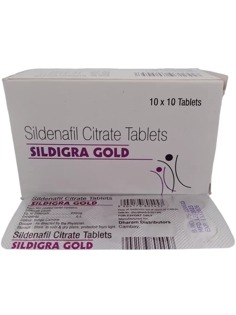 SILDIGRA GOLD 200 MG - 10 TABLETS - Image 3