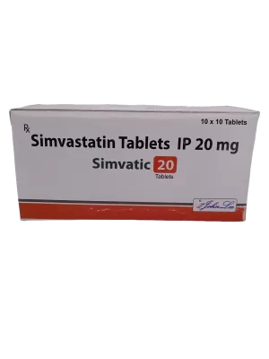 SIMVATIC 20 MG - 10 TABLETS