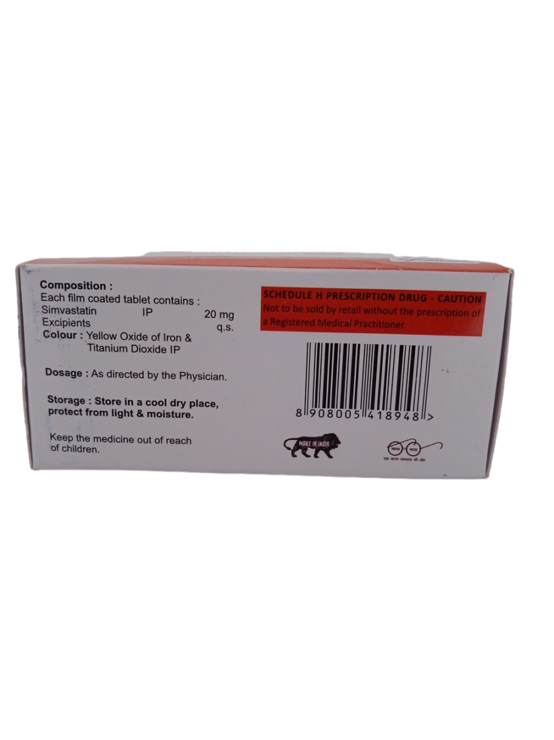 SIMVATIC 20 MG - 10 TABLETS - Image 4