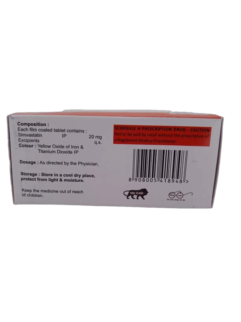 SIMVATIC 20 MG - 10 TABLETS - Image 4