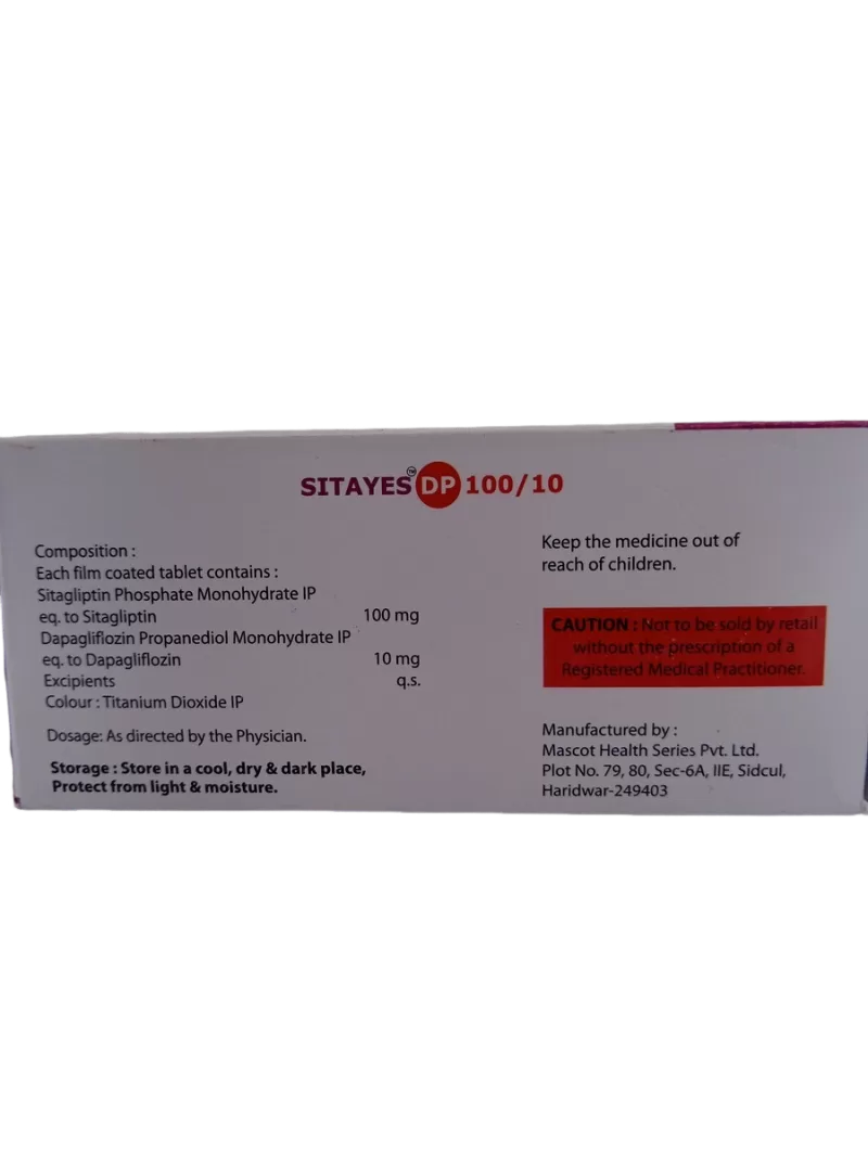 SITAYES DP 10/100MG -10 TABLET - Image 3