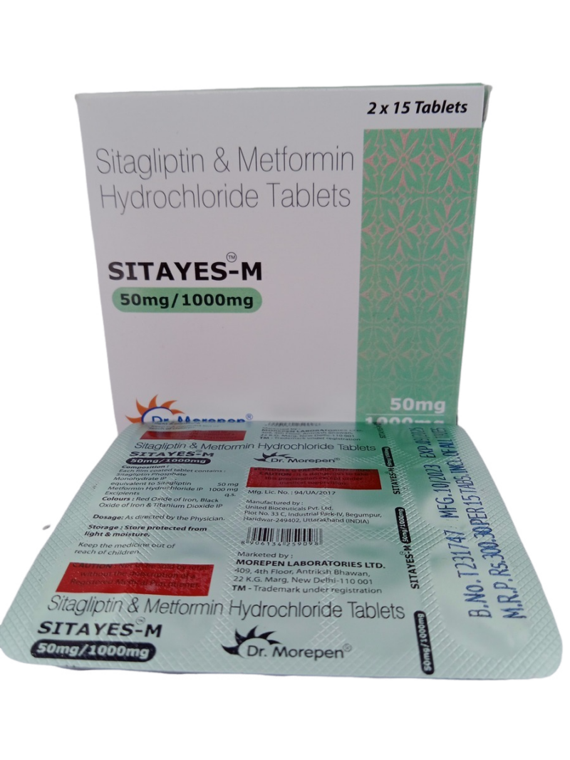 SITAYES M 50/1000MG - 15 TABLETS - Image 3