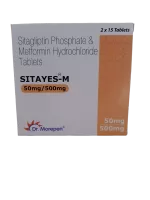 SITAYES M 50/500MG - 15 TABLETS