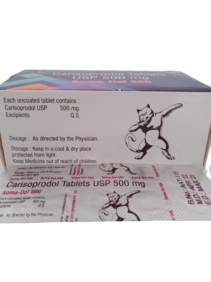 SOMA DOL 500MG - 10 TABLET - Image 4