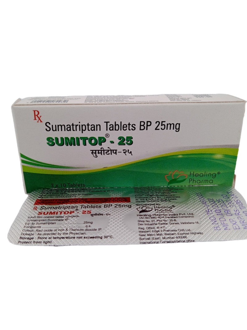 SUMITOP 25 MG - 10 TABLETS - Image 3