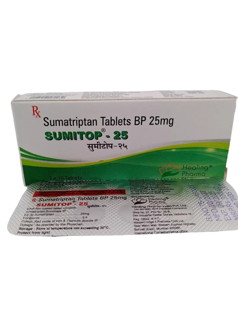 SUMITOP 25 MG - 10 TABLETS - Image 3