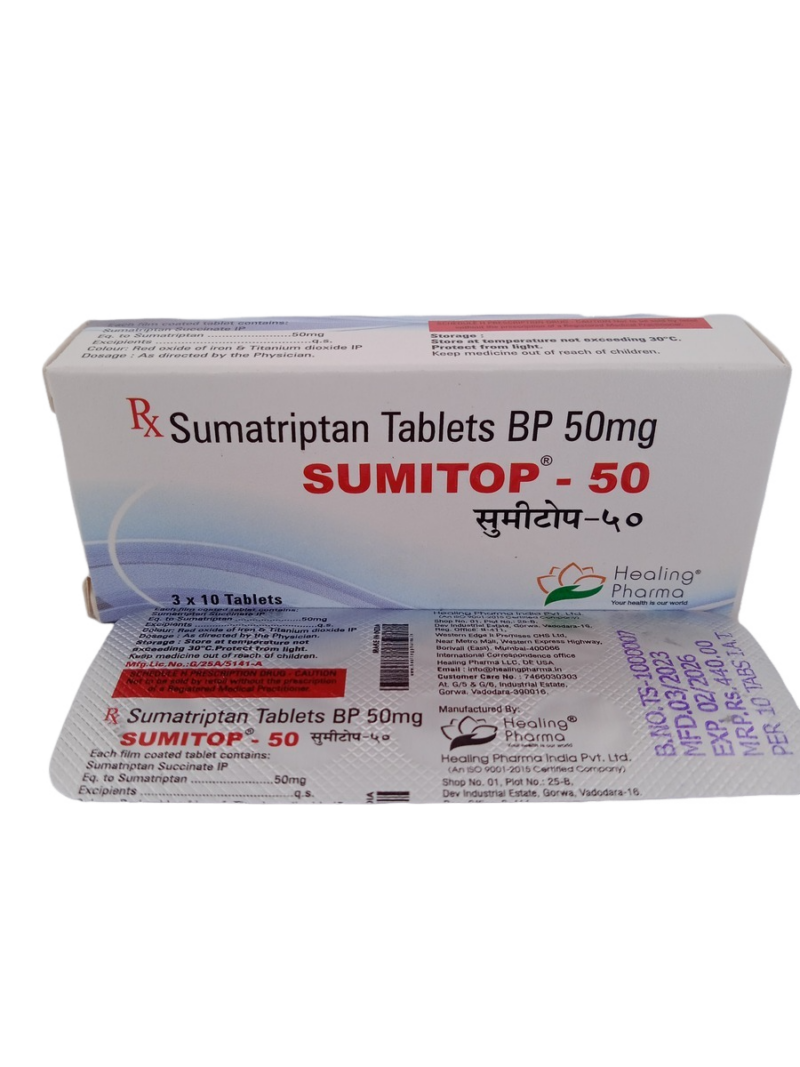 SUMITOP 50 MG - 10 TABLETS - Image 3