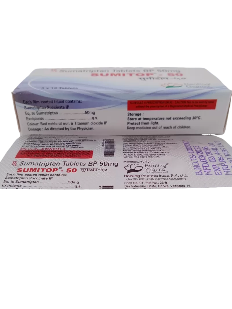 SUMITOP 50 MG - 10 TABLETS - Image 4
