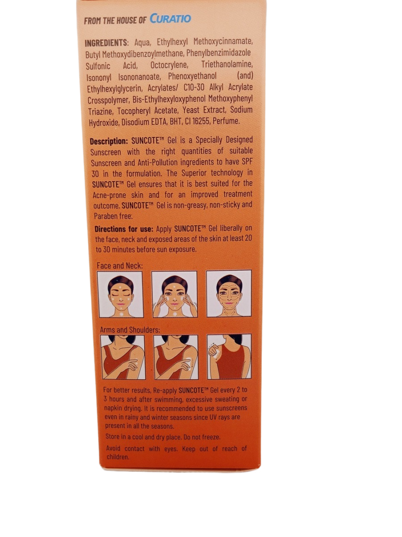 SUNCOTE GEL - 1 TUBE OF 100gm - Image 2