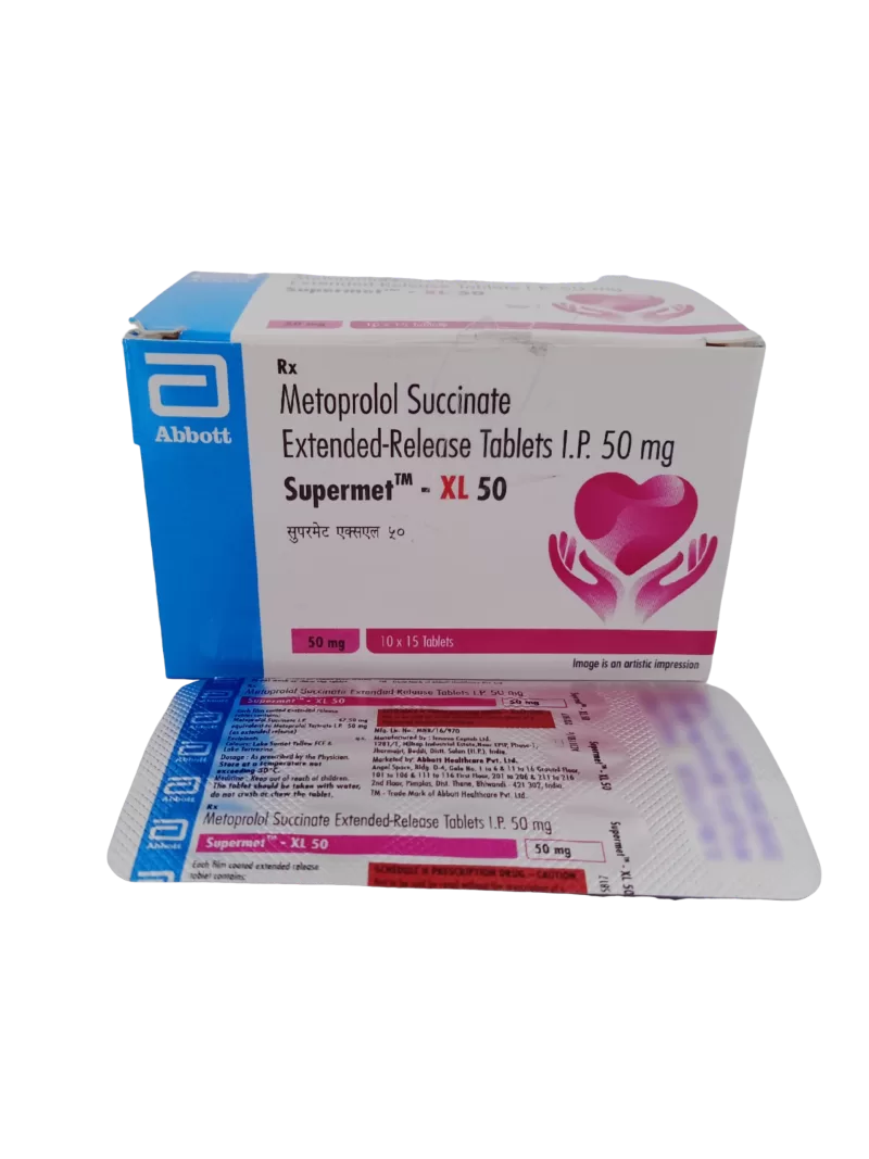 SUPERMET-XL 50 MG - 15 TABLETS - Image 3