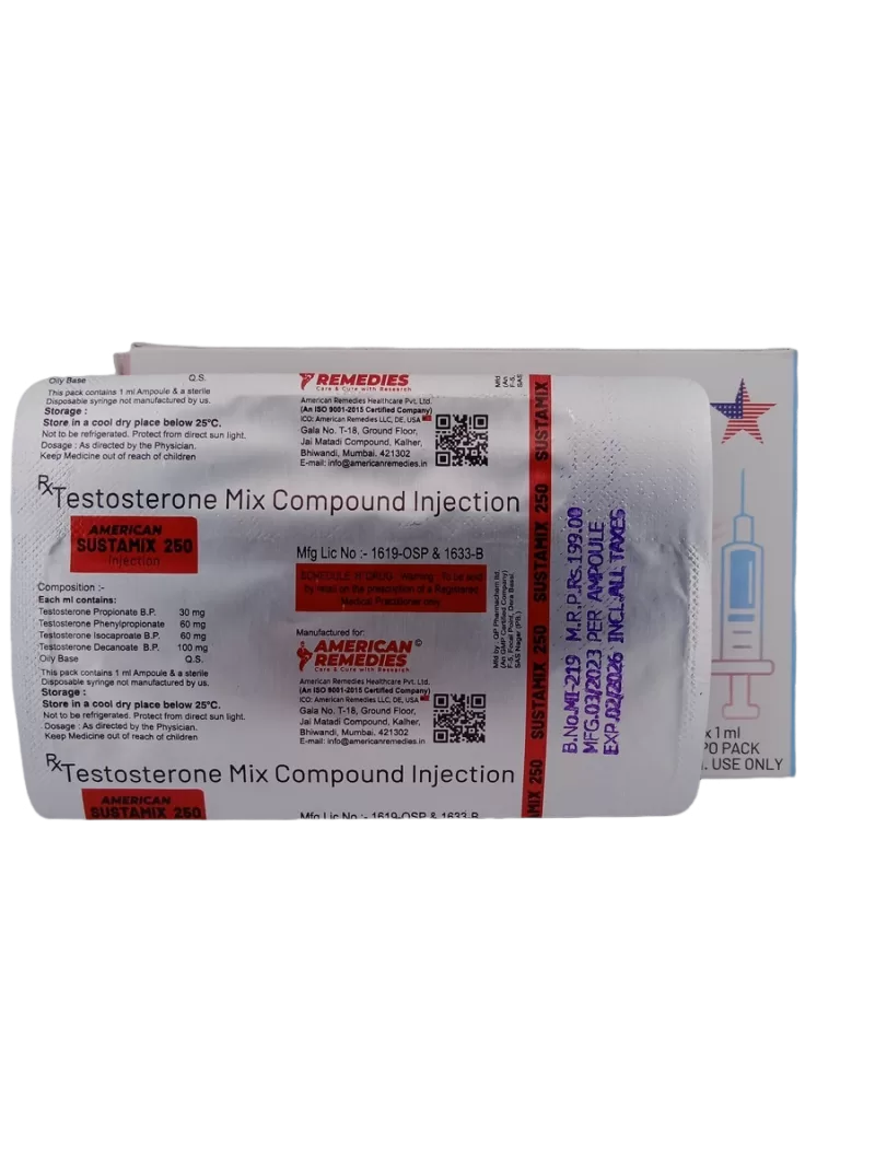 AMERICAN SUSTAMIX - 250 MG - 1 INJECTION - Image 3