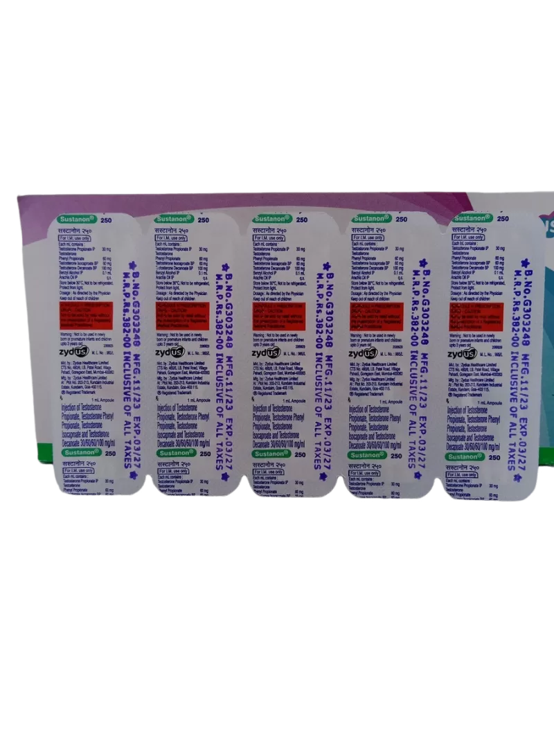SUSTANON 250 INJECTION - 10 AMPOULE OF 1ML - Image 4