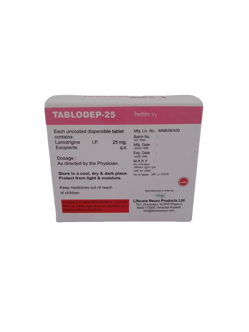 TABLODEP 25 MG - 10 TABLETS - Image 4