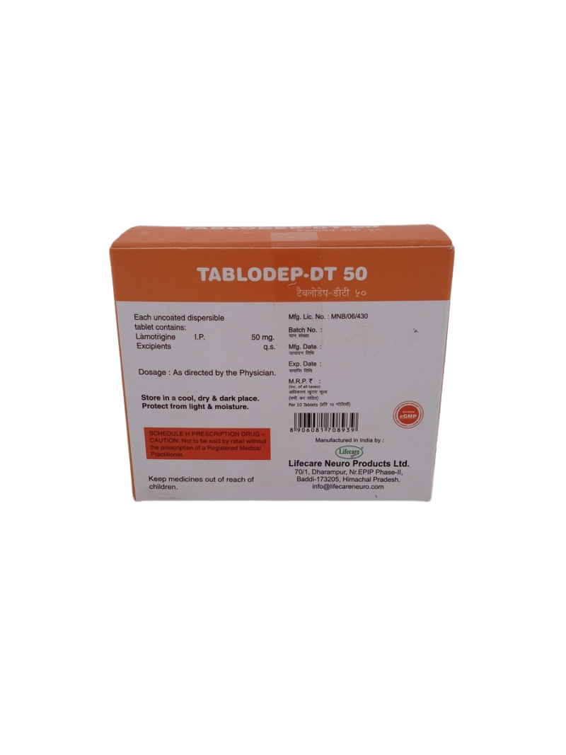 TABLODEP DT 50 MG - 10 TABLETS - Image 4