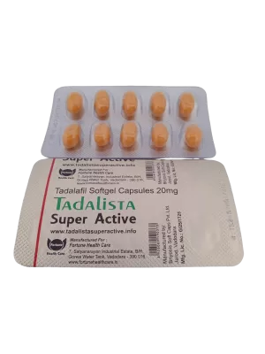 TADALISTA SUPER ACTIVE 20 MG - 10 CAPSULES